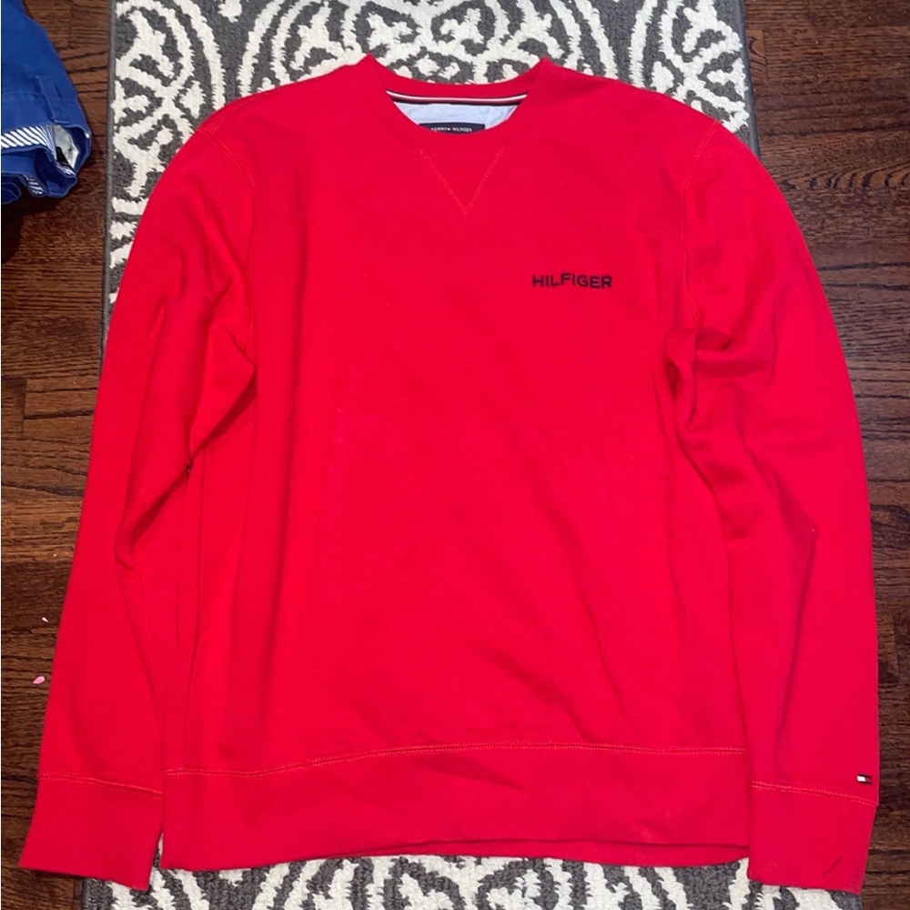 Red Tommy Hilfiger pullover